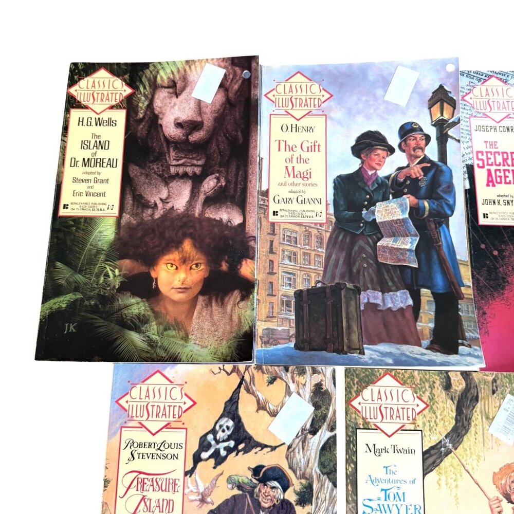 Classic Illustrated Comic Books Lot 12 Secret Agent Tom Sawyer Moby Dick Berkley - Picture 7 of 10